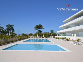 New apartment in Las Terazzas de Costa Adeje. Big terrace with a garden, heated pool and private parking